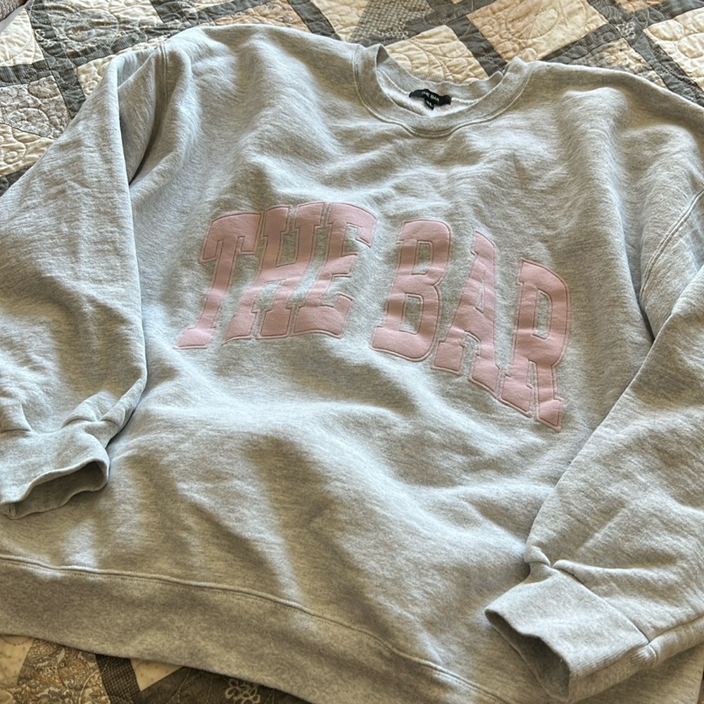 The bar varsity sweatshirt